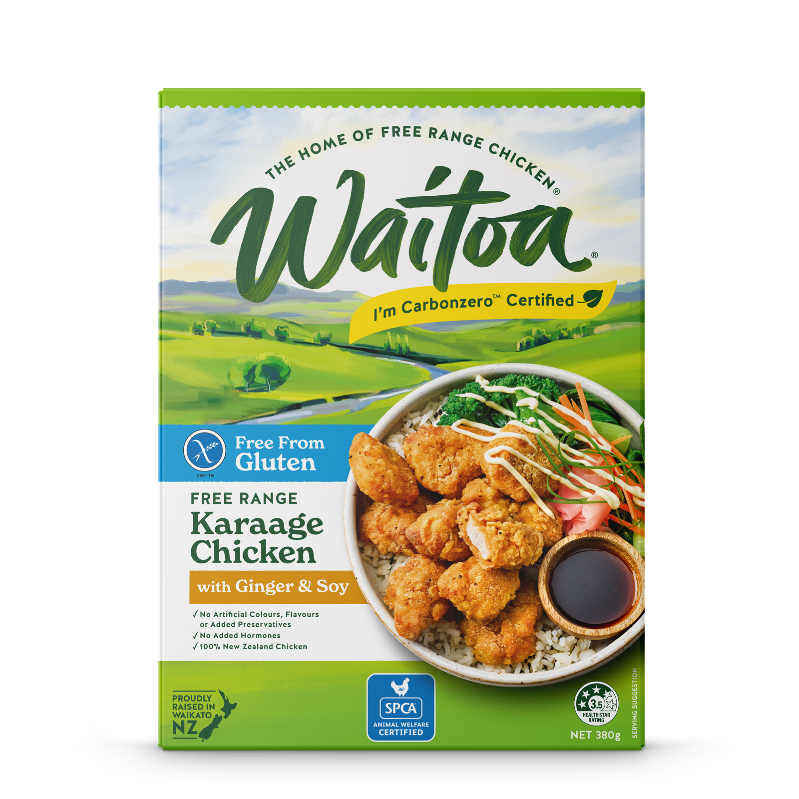 Free Range Karaage Chicken Free from gluten, with ginger & soy