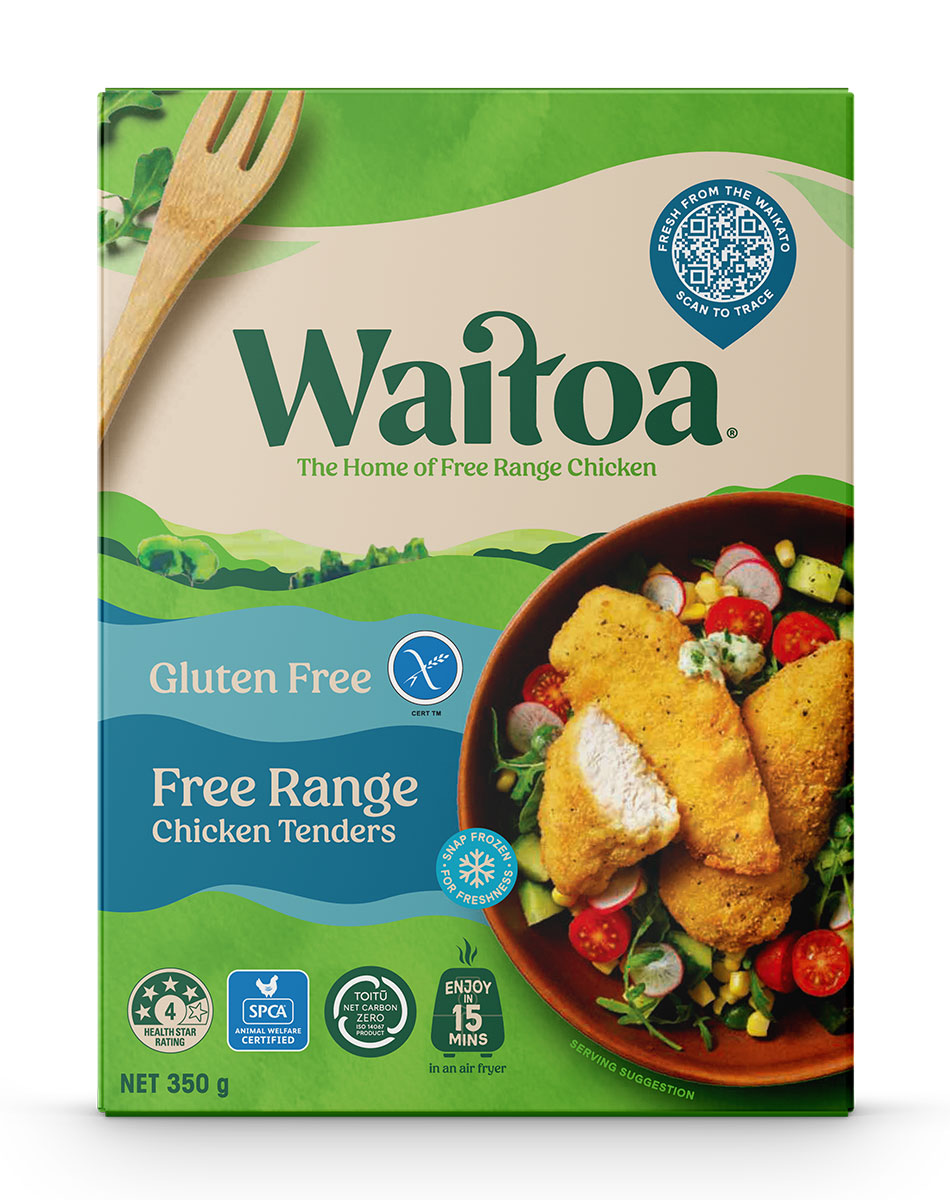 Waitoa Free Range Orig GF tenders square