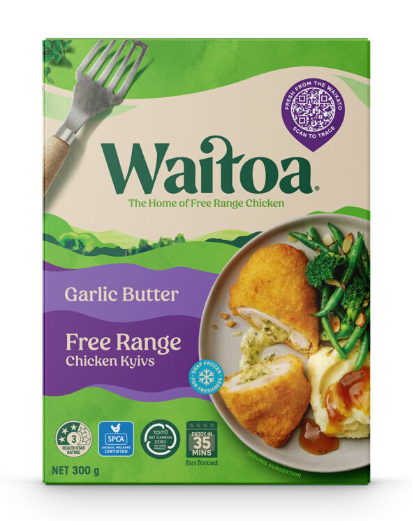 Waitoa Free Range chicken kyivs square