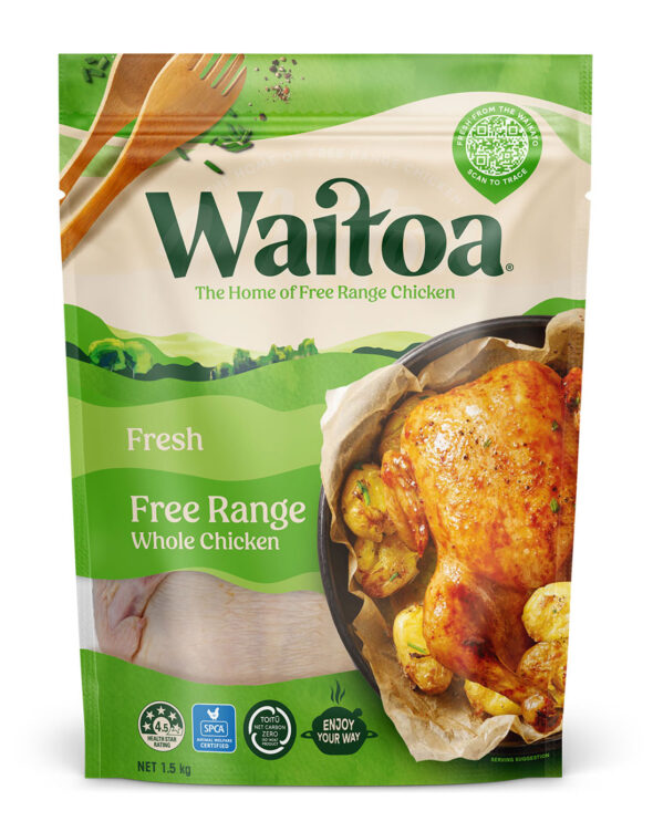 Fresh whole chicken square